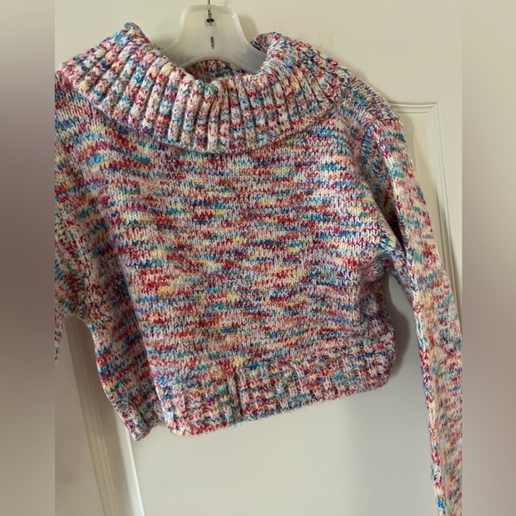 New! Florence by Mills Multicolor Cropped Sweater Women’s Size Medium - Picture 5 of 14